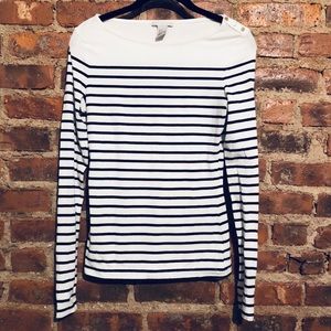 H&M Striped Long Sleeve Too Size S